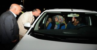 Vali Azizoğlu, Trafik Uygulama Noktalarını Ziyaret Etti
