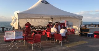 Akçakoca Çınar Caddesinde Kan Bağışı