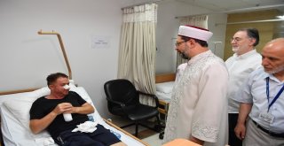Diyanet İşleri Başkanı Erbaştan Mekkede Hasta Ziyareti