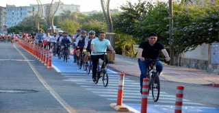 Aliağada Bisiklet Yolu Açıldı