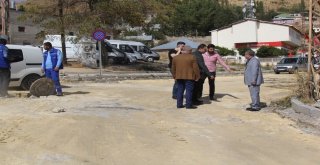 Başkalede Sıcak Asfalt Çalışması