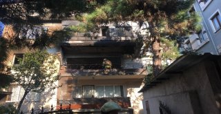 Ümraniyede Bir Apartmanda Yangın Çıktı