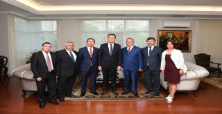 Desten Milli Eğitim Bakanı Ziya Selçuka Ziyaret