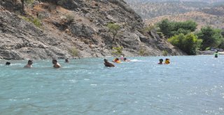 (Özel) Terörle Gündeme Gelen Bestler Dereler, Antalya Plajlarını Aratmıyor