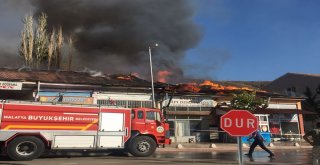 Kuluncak Sanayi Sitesinde Yangın