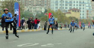 Pendikte Paten Yarışı Renkli Görüntülere Sahne Oldu
