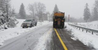 Kartepeye Yılın İlk Karı Düştü