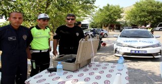 Fethiyede Helikopter İle Havadan Trafik Denetimi