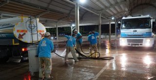 Haliliye Belediyesi Kurban Kesim Yerlerini Titizlikle Temizledi