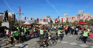 Ataşehirde Pedallar Cumhuriyet İçin Çevrildi