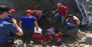 Bartın Devlet Hastanesi İnşaatında Feci Kaza