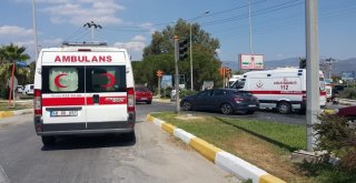Milasta Trafik Işıklarında Kaza; 4 Yaralı