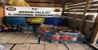 Mersinde 18 Bin Litre Boğma Rakı Ele Geçirildi