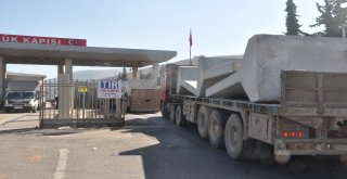 İdlibe Beton Blok Sevkiyatı