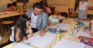 Başkan Sarıkurttan Küçük Kursiyerlere Ziyaret