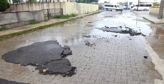 Çerkezköyde Sağanak Yağış Hayatı Olumsuz Etkiledi