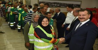 Başkan Yılmaz Personelleriyle Bayramlaştı
