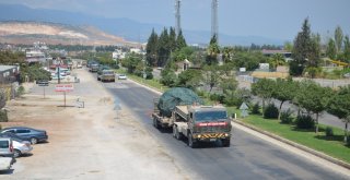 Yayladağı Sınır Kapısına Askeri Araç Sevkiyatı