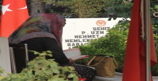 Bayramın 1. Gününde De Şehitler Yalnız Bırakılmadı