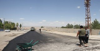 Malazgirtte Sıcak Asfalt Çalışması