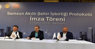 Samsunda “Akıllı Şehir İş Birliği Protokolü” İmzalandı