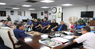 Saka, Özbek Misafirlerini Ağırladı