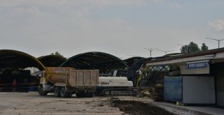 Gediz Pazar Yerinin Üzeri Kapatılıyor