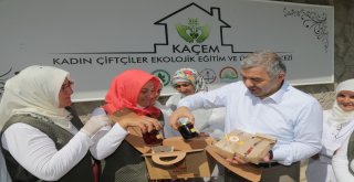 Başkan Çelik, Kadın Çiftçiler Ekolojik Eğitim Ve Üretim Merkezini Ziyaret Etti