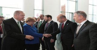 Cumhurbaşkanı Erdoğan, Merkel İle Görüştü