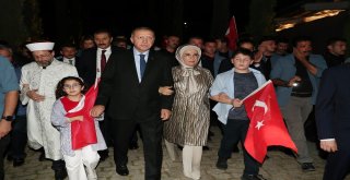 Cumhurbaşkanı Erdoğan 15 Temmuz Şehitler Köprüsünde