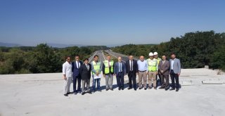 Otoban Bağlantısı İnşaat Çalışmalarını İncelediler