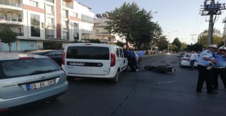 Aydında Polis Aracı İle Motosiklet Çarpıştı; 1 Yaralı