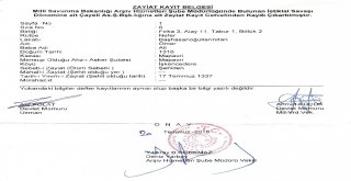 Kara Kuvvetleri Komutanlığından Amcasının Şehitlik Beratını İstiyor