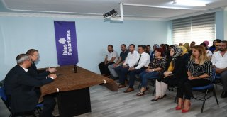 Vali Yavuz Ve Milletvekili Balta, Türkiye Gazetesi Ve İhlas Pazarlama İl Temsilciliğini Ziyaret Etti