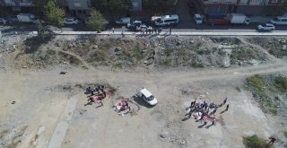 Kaçak Alanlarda Kurban Kesimi Havadan Görüntülendi