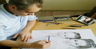 Karakalem İle Yapılan Resimler Fotoğrafı Aratmıyor