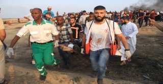 İsrail Askerleri Gazze Sınırında 240 Filistinliyi Yaraladı