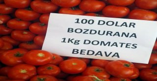 (Özel) 100 Dolar Bozdurana Domates Bedava