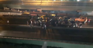 Bayrampaşada 9 Aracın Birbirine Girdiği Anlar Kamerada