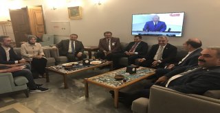 Başkan Kale Ankarada Bir Takım Ziyaretlerde Bulundu