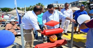 Dünyada Ve Türkiyede İlk Olan Görme Engelliler Yüzme Parkuru Bodrumda Açıldı