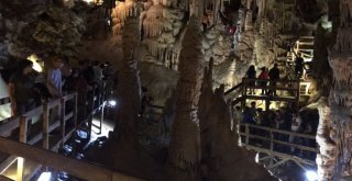 Karaca Mağarası Mart Başından Bu Yana Yaklaşık 55 Bin Turisti Ağırladı