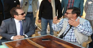 Vali Ali Hamza Pehlivan Kehribar Rezervi Bulan Heytam Haşlakı Maden Alanında Ziyaret Etti