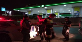 Yoldan Çıkan Alkollü Sürücü, Polis Ekiplerine Zor Anlar Yaşattı