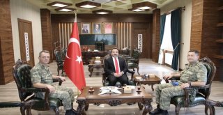 Tuğgeneral Altay, Vali Mantıya Veda Ziyaretinde Bulundu