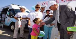 Aydında Halk Sağlığı Standına Yoğun İlgi
