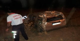 Bingölde Trafik Kazası: 2 Yaralı