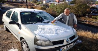 Yozgata Mevsimin İlk Karı Yağdı