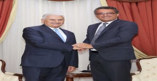 Tbmm Başkanı Yıldırım, Kktc Başbakanı Erhürman İle Görüştü