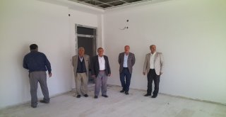 Başkan Bulut, Okul İnşaatını Denetledi